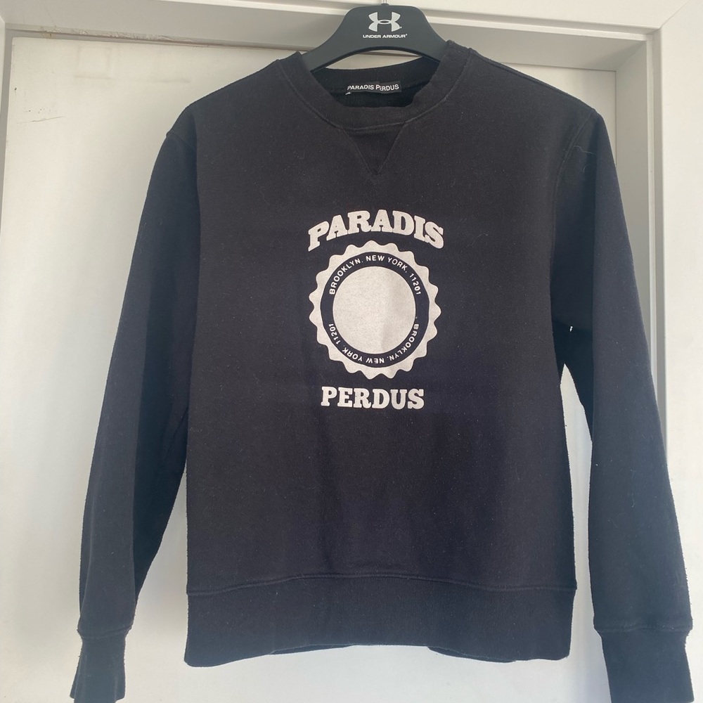 Paradis perdu black sweatshirt
